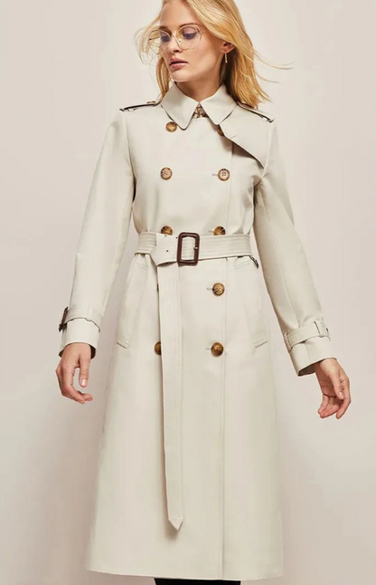 Elegant Women's Long Lapel Coat