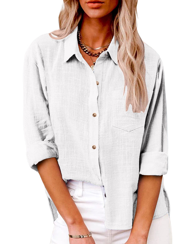 Practical shirt with chest pockets