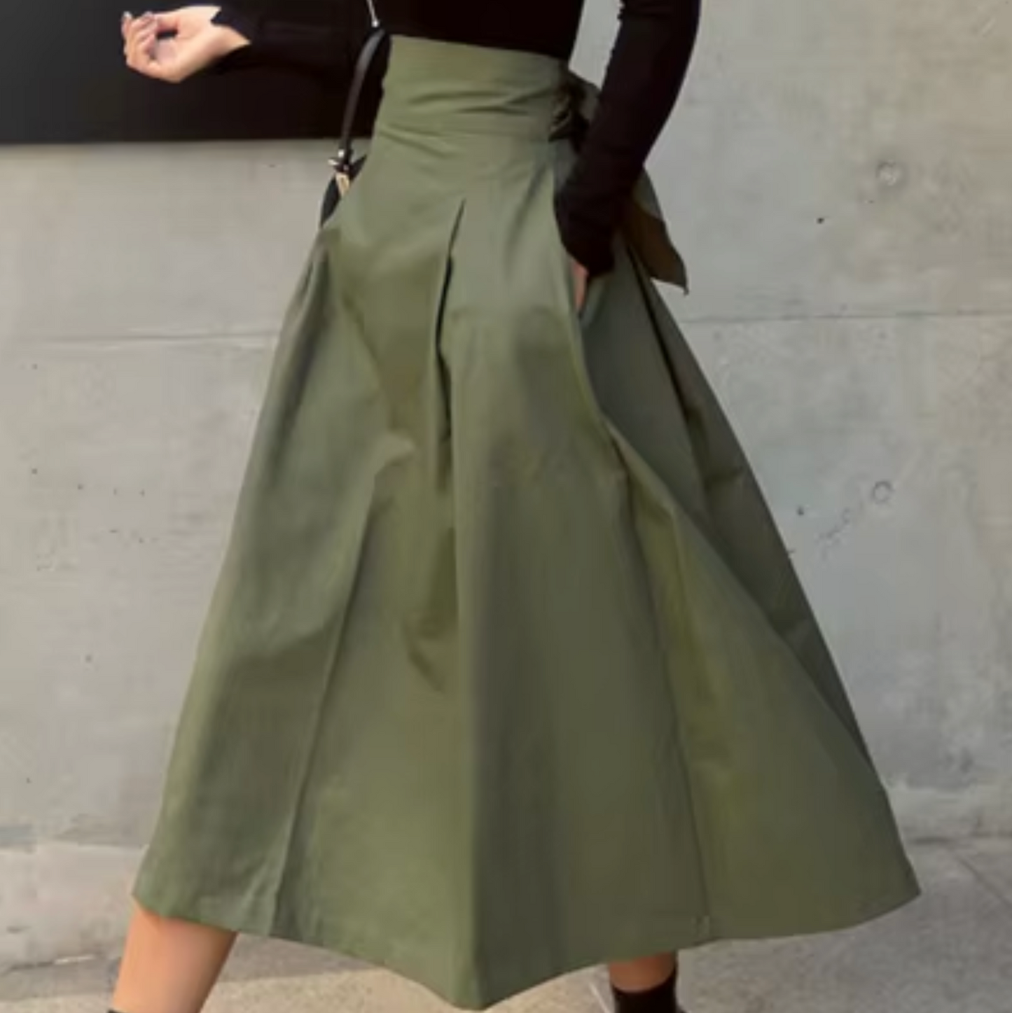 Elegant Maxi Skirt Dress for Women with Bow
