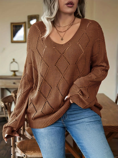 Women's Oversized Knitted Jumper Large Model