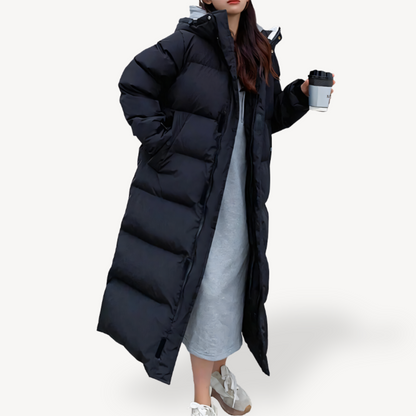 Oversized Women's Long Warm Puffer Jacket