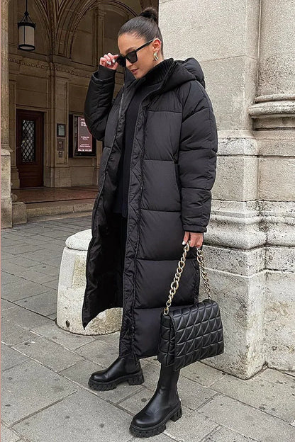 Women's Warm Long Winter Down Coat
