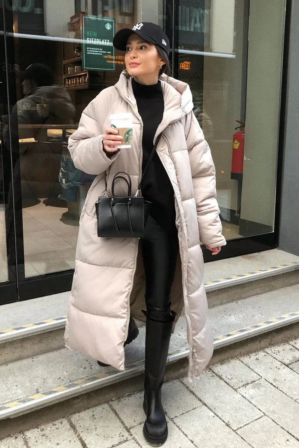 Women's Warm Long Winter Down Coat