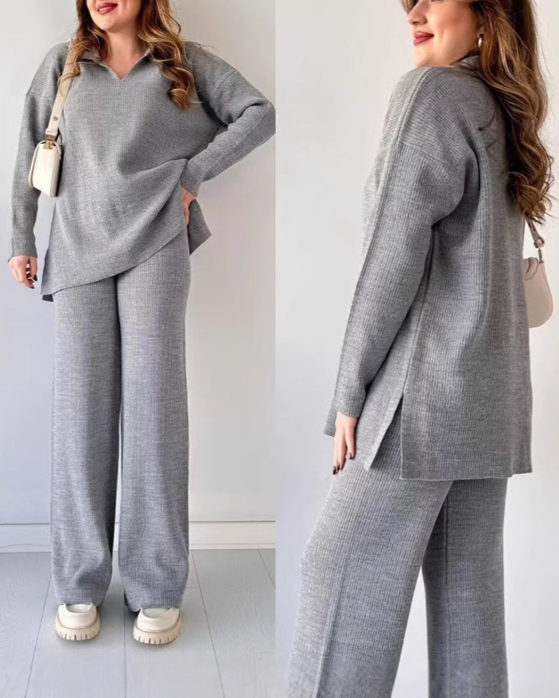 Simple Knit-Look Dress