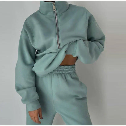 Women's Sweatshirt Autumn Tracksuit Set
