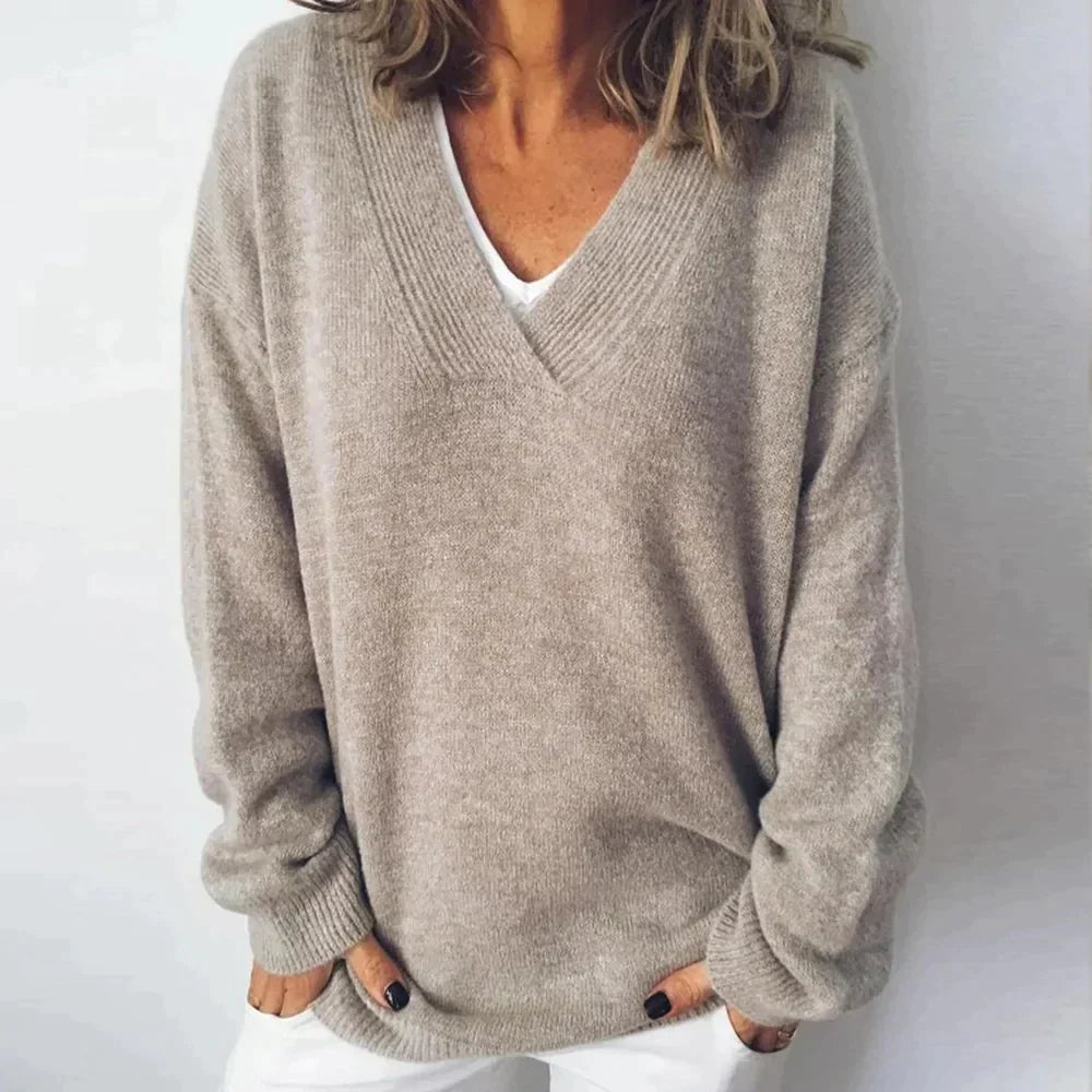 Soft knitted sweater luxury quality