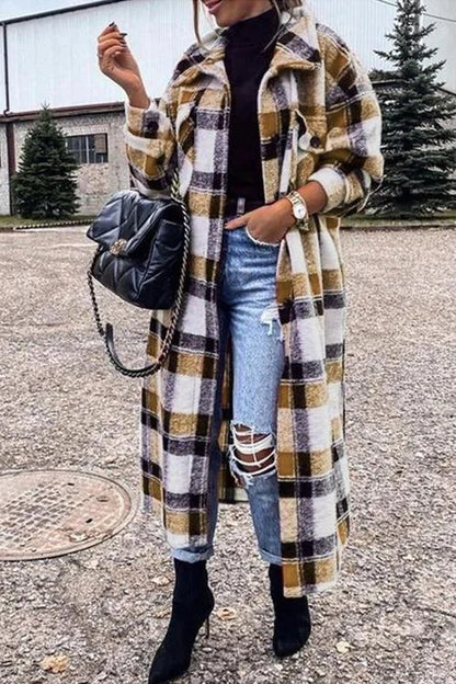 Long Women's Winter Coat Warm & Elegant