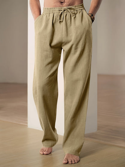 Comfortable Men's Casual Loose Trousers with Drawstring