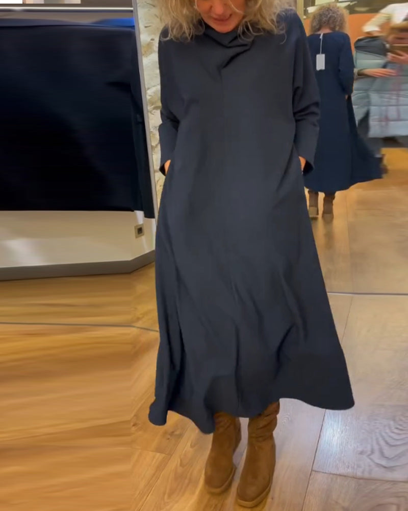Women's Casual Dress with Pockets