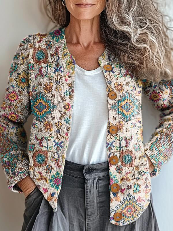 Exotische Damenjacke Farbenfroh - IdealeKleiden