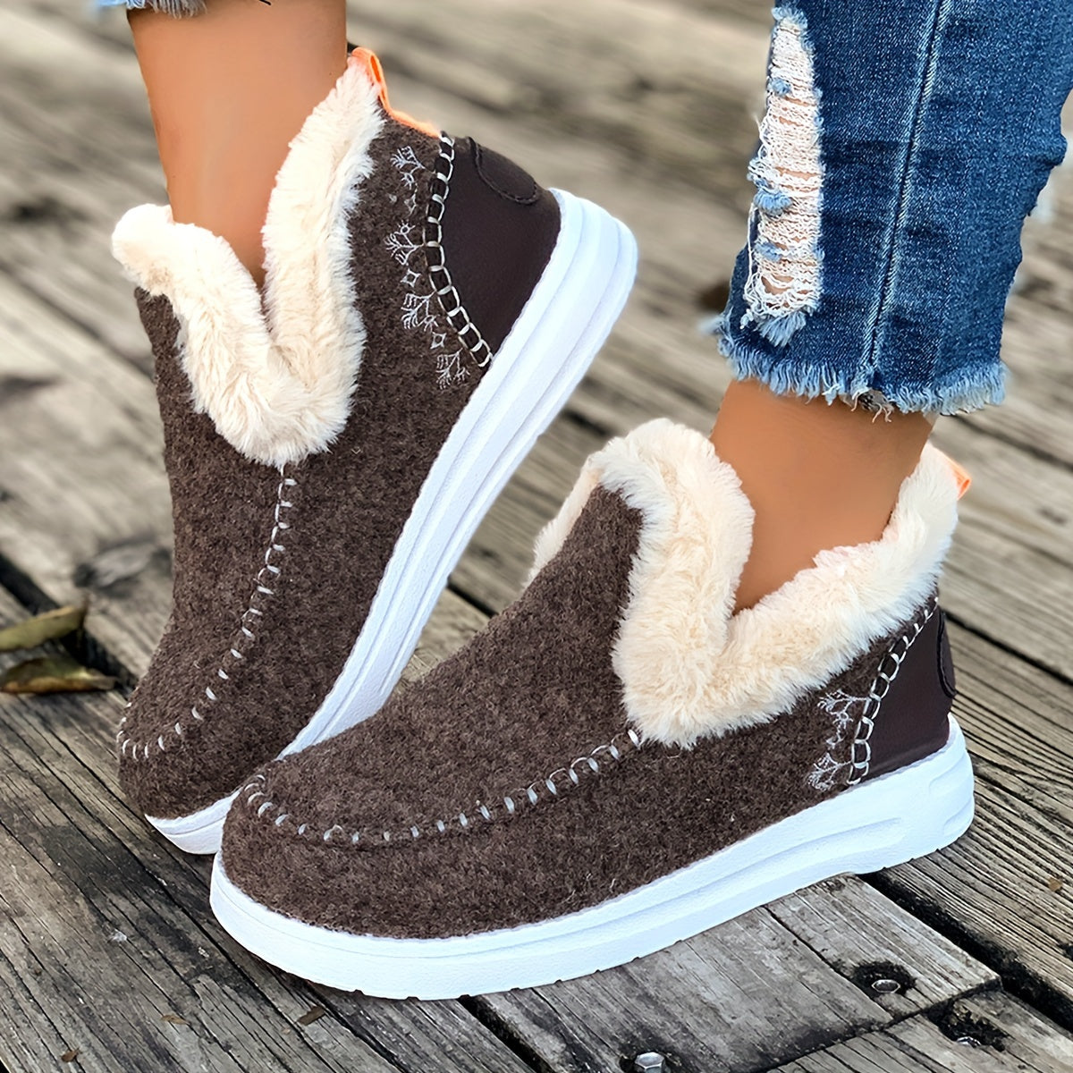 Women's Shoes Warm Fleece Non-Slip