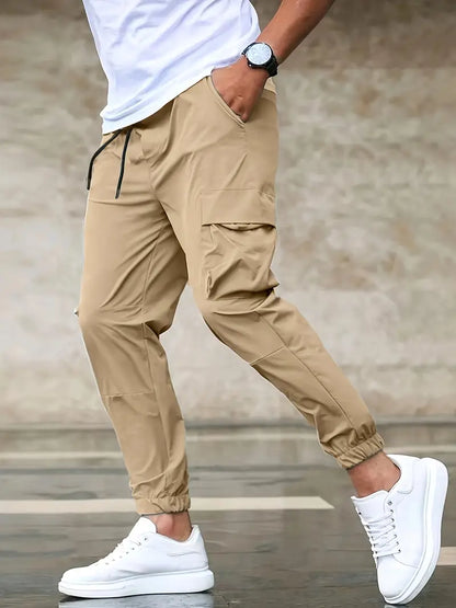 Men's Modern Drawstring Cargo Pants