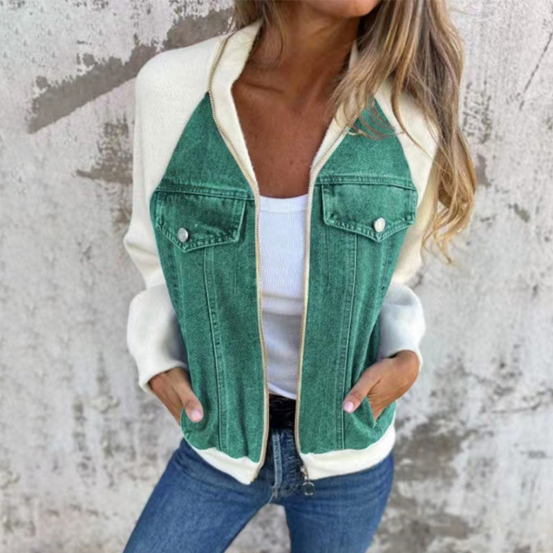 Stylish Women's Denim Jacket Casual