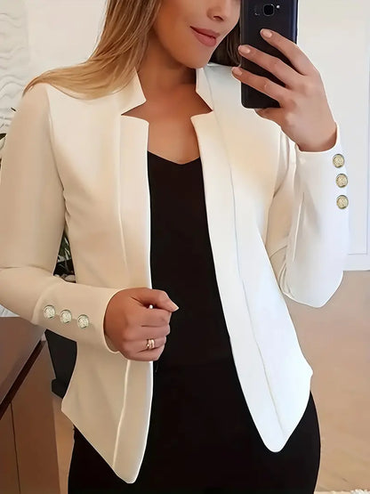 Women's Blazer Long Sleeve Open Style Spring