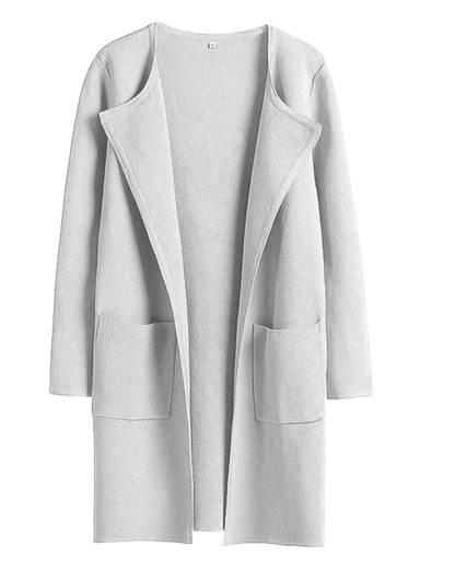 Elegant Women's Coat Lapel Style