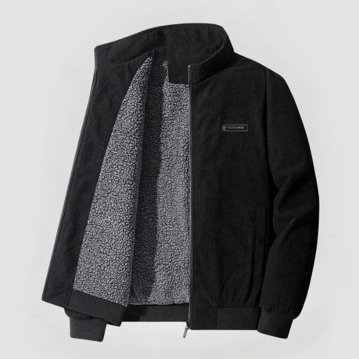 Men's Corduroy Jacket Warm Fleece Lining