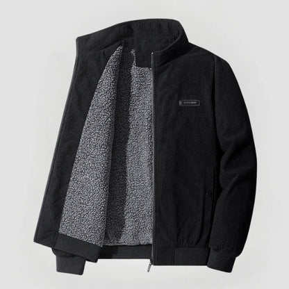 Men's Corduroy Jacket Warm Fleece Lining