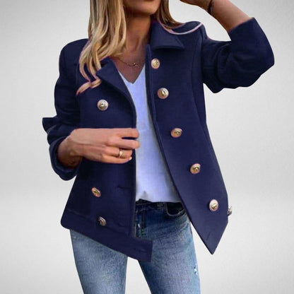 Tailored Men's Peacoat Elegant Cut