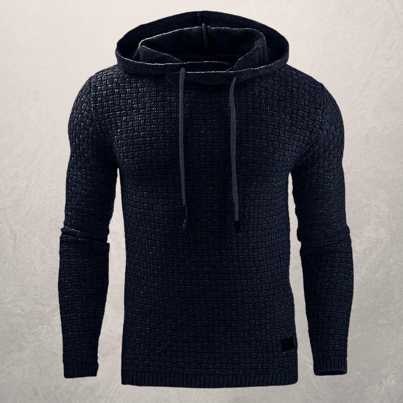 Stylish Hoodie Slim Fit Knit Pattern