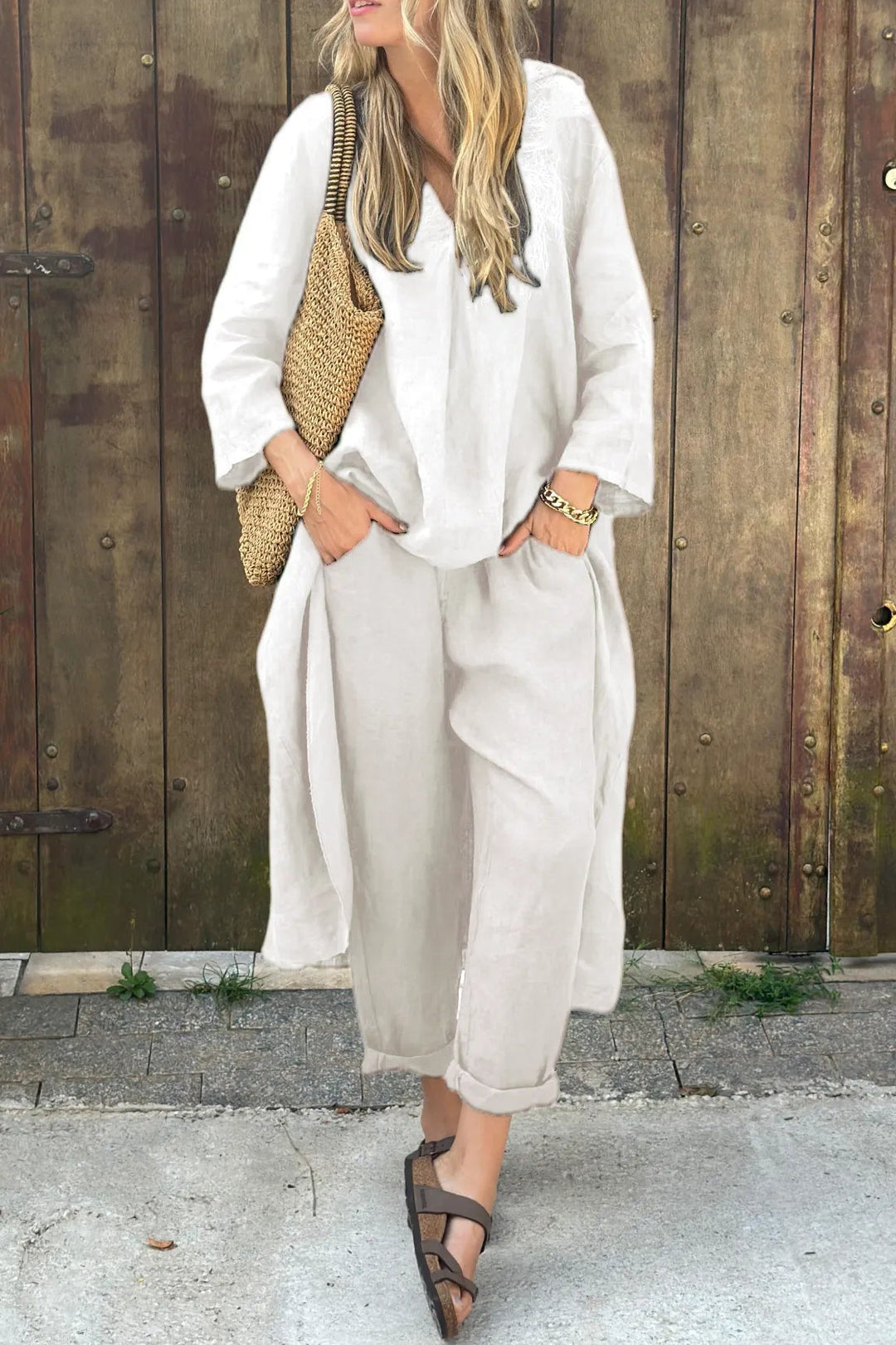 Women's Knitted Tracksuit 2-Piece Comfortable