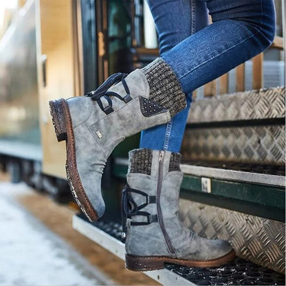Elegant Suede Boots Women's Shoes