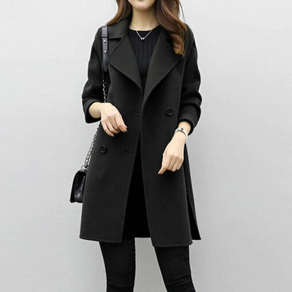Women's Modern Double-Breasted Coat