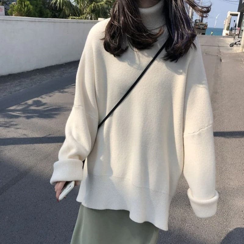 Soft Oversized Sweaters Long Sleeves
