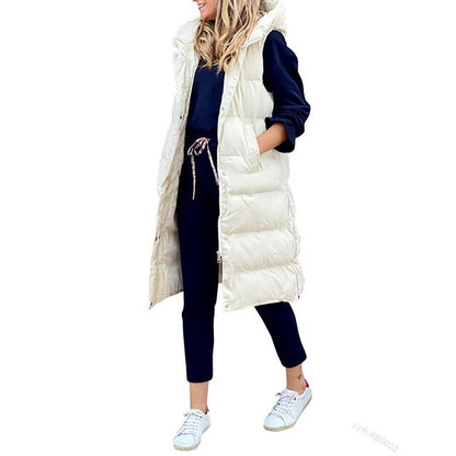 Elegant Sleeveless Winter Coat