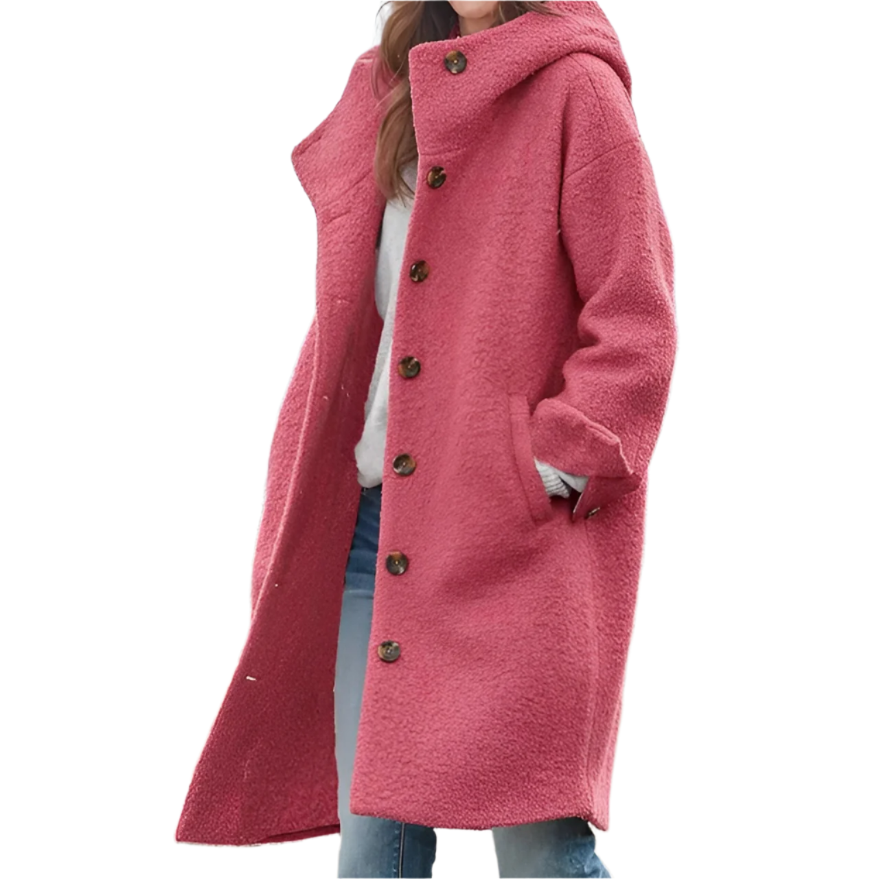 Comfortable women's jacket made of merino wool
