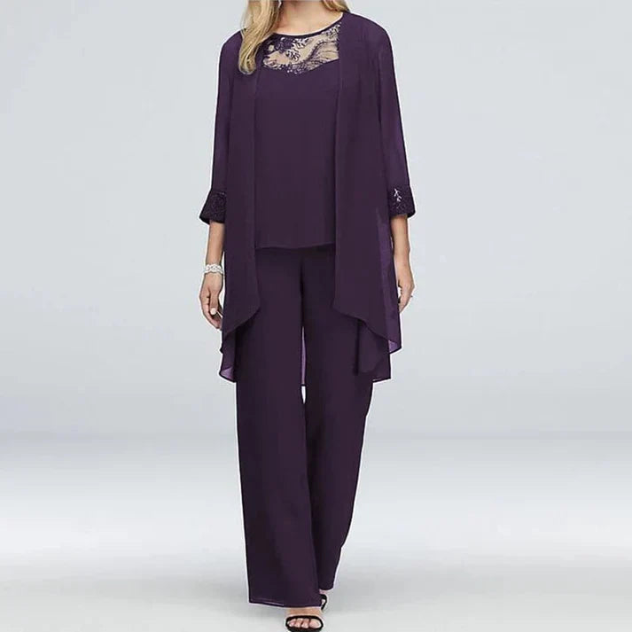 Women's Cotton 3-Piece Elegant Set