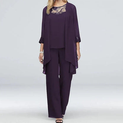Women's Cotton 3-Piece Elegant Set
