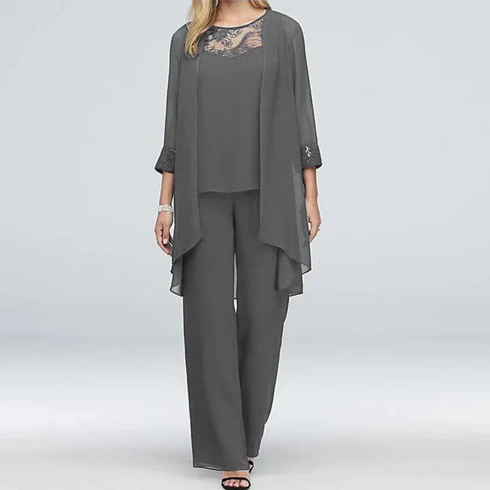 Women's Cotton 3-Piece Elegant Set