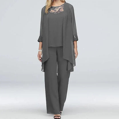 Women's Cotton 3-Piece Elegant Set
