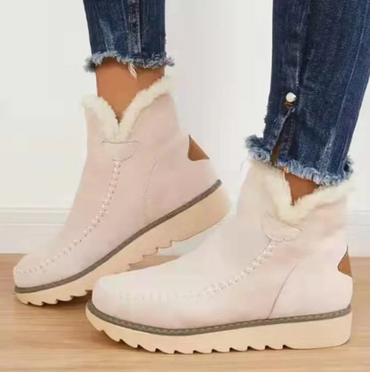 Soft Sheepskin Boots for Women Warm