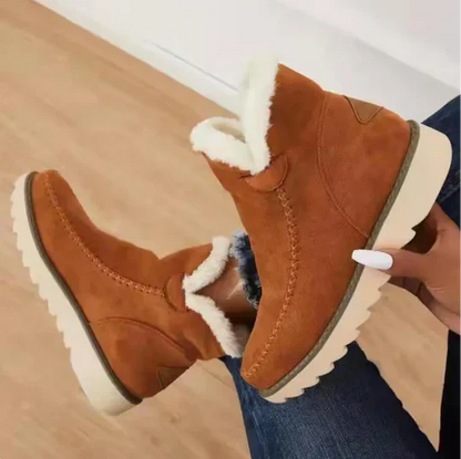 Soft Women's Boots Plush Sheepskin Quality
