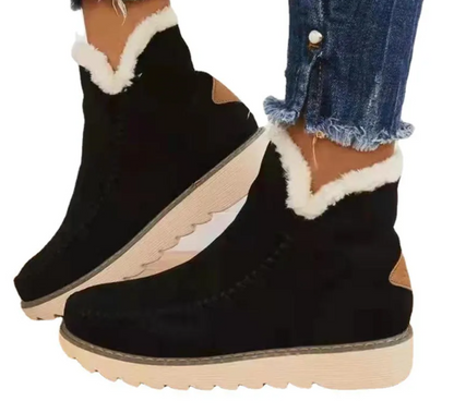 Weiche Schafsfellstiefel Damen Warm - IdealeKleiden
