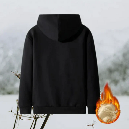 Praktische Unisex-Jacke mit Kapuze - IdealeKleiden