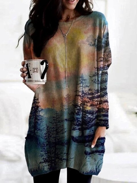 Long Women's Sweaters Modern Style