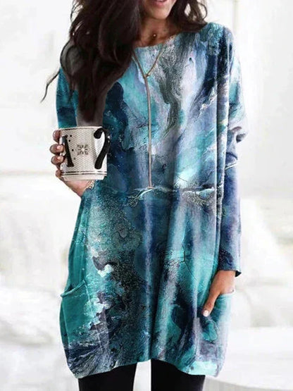 Damenschal Pullover Langhaarig Warm - IdealeKleiden