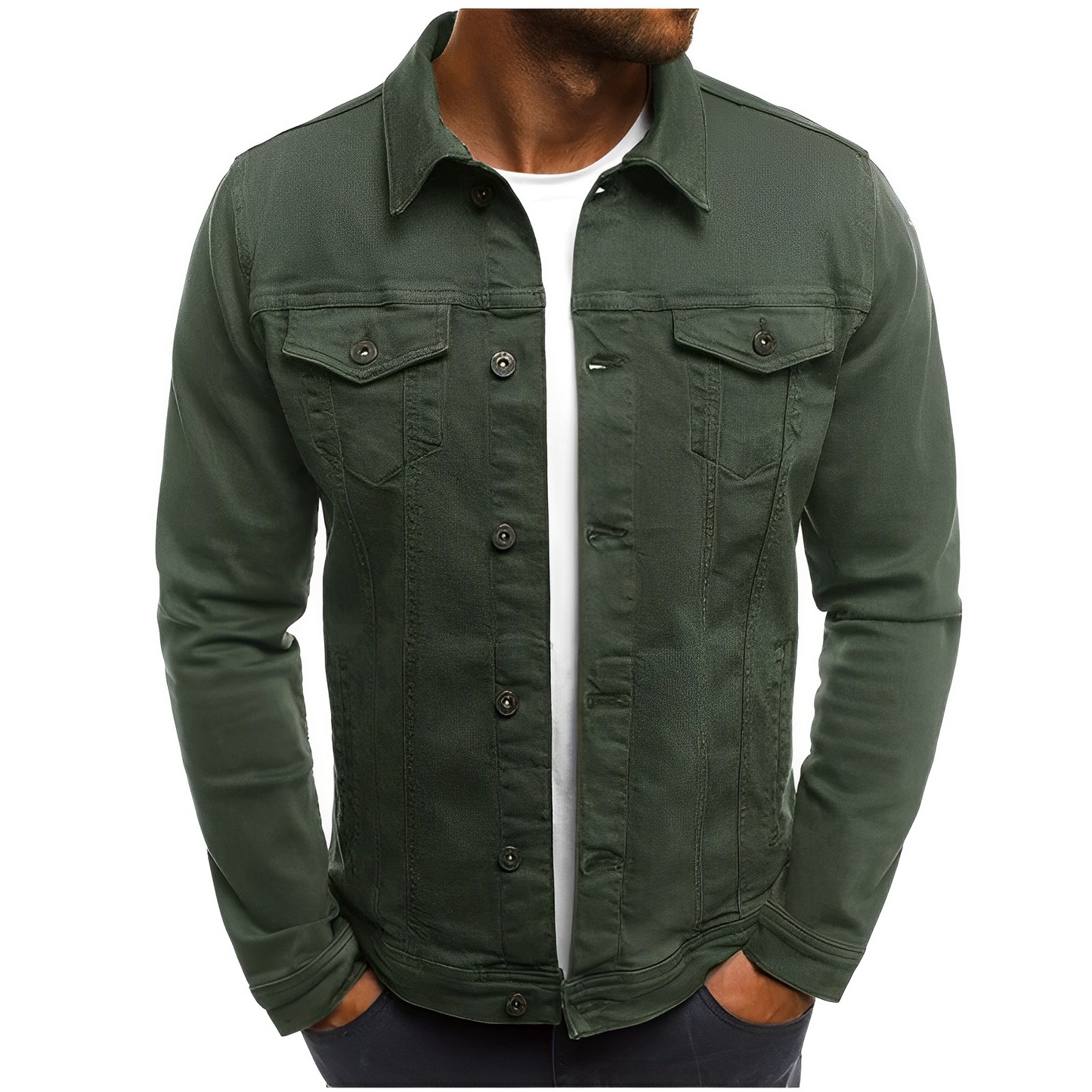 Men's Summer Jacket Jeans Blue Cool