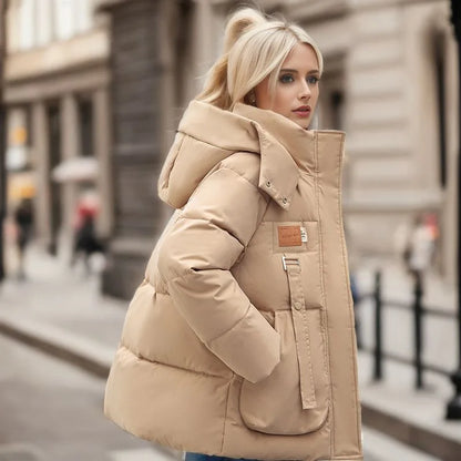 Warmes Daunenparka Damen Winter - IdealeKleiden
