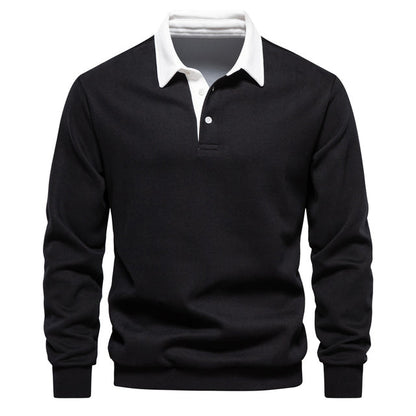 Polo Sweatshirt Comfortable Modern