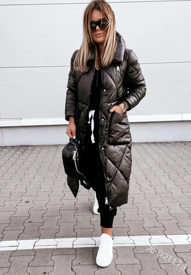 Warm quilted cotton jacket