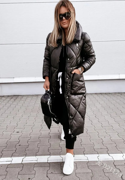 Warm quilted cotton jacket