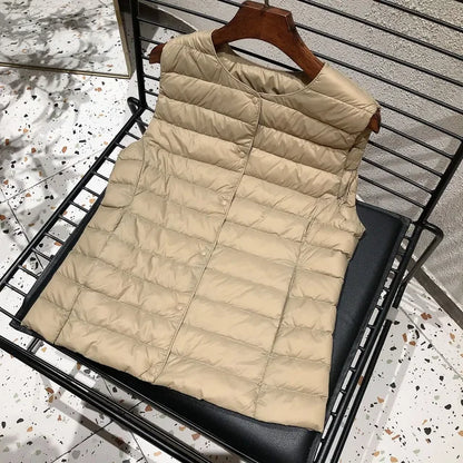 Women's Quilted Vest Warm And Elegant