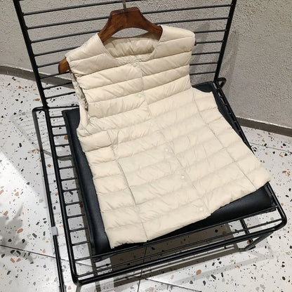 Women's Quilted Vest Warm And Elegant