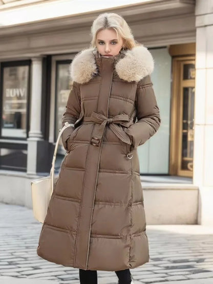 Elegant Women's Parka Long Winter Jacket