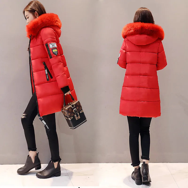 Practical women's parka jacket