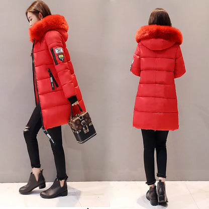 Practical women's parka jacket