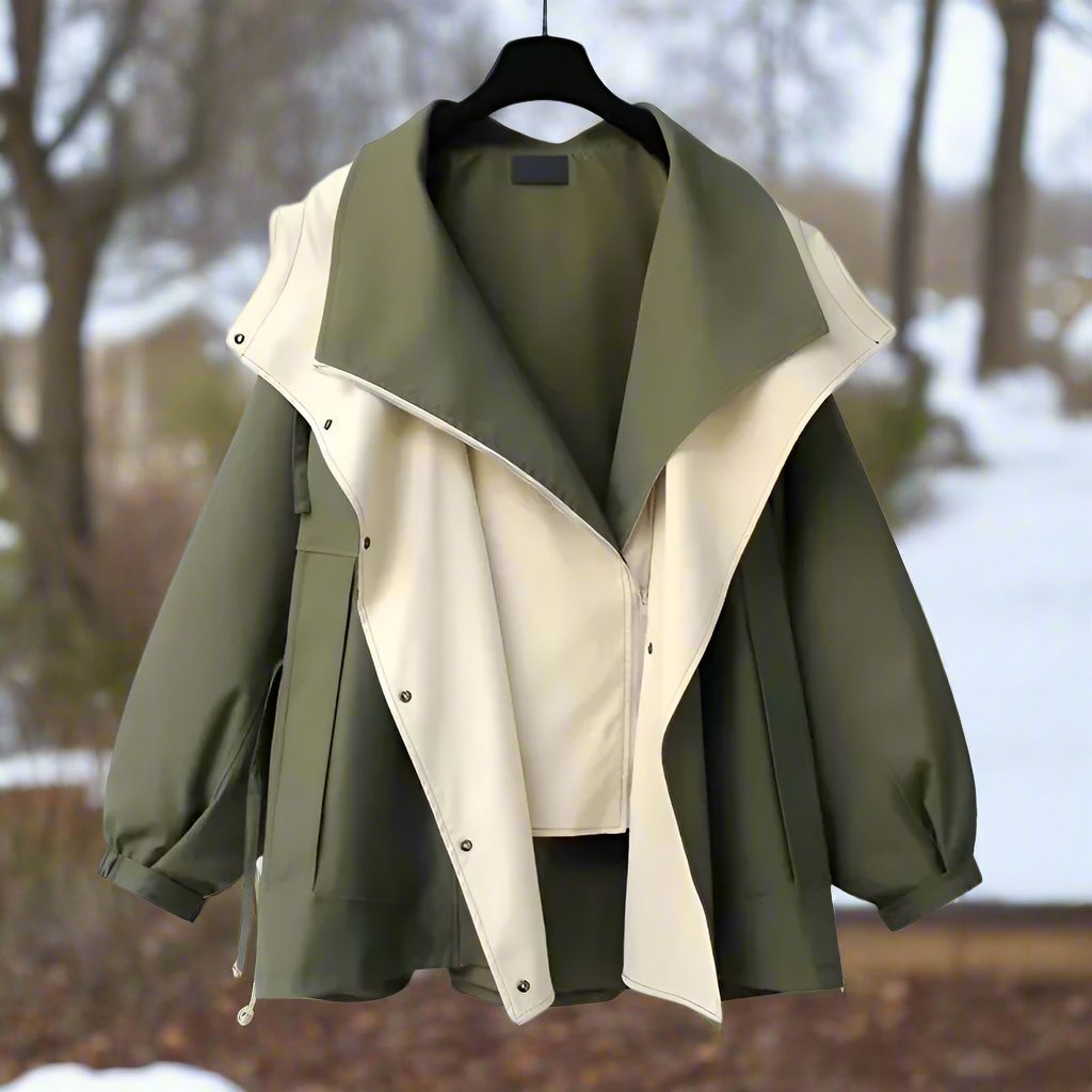 Comfortable Cotton Jacket Casually Draped